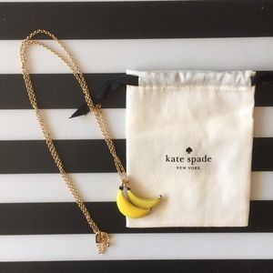 Kate Spade Out of Office banana statement necklace